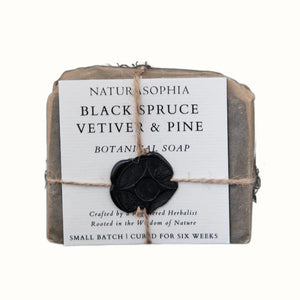 black spruce vetiver pine