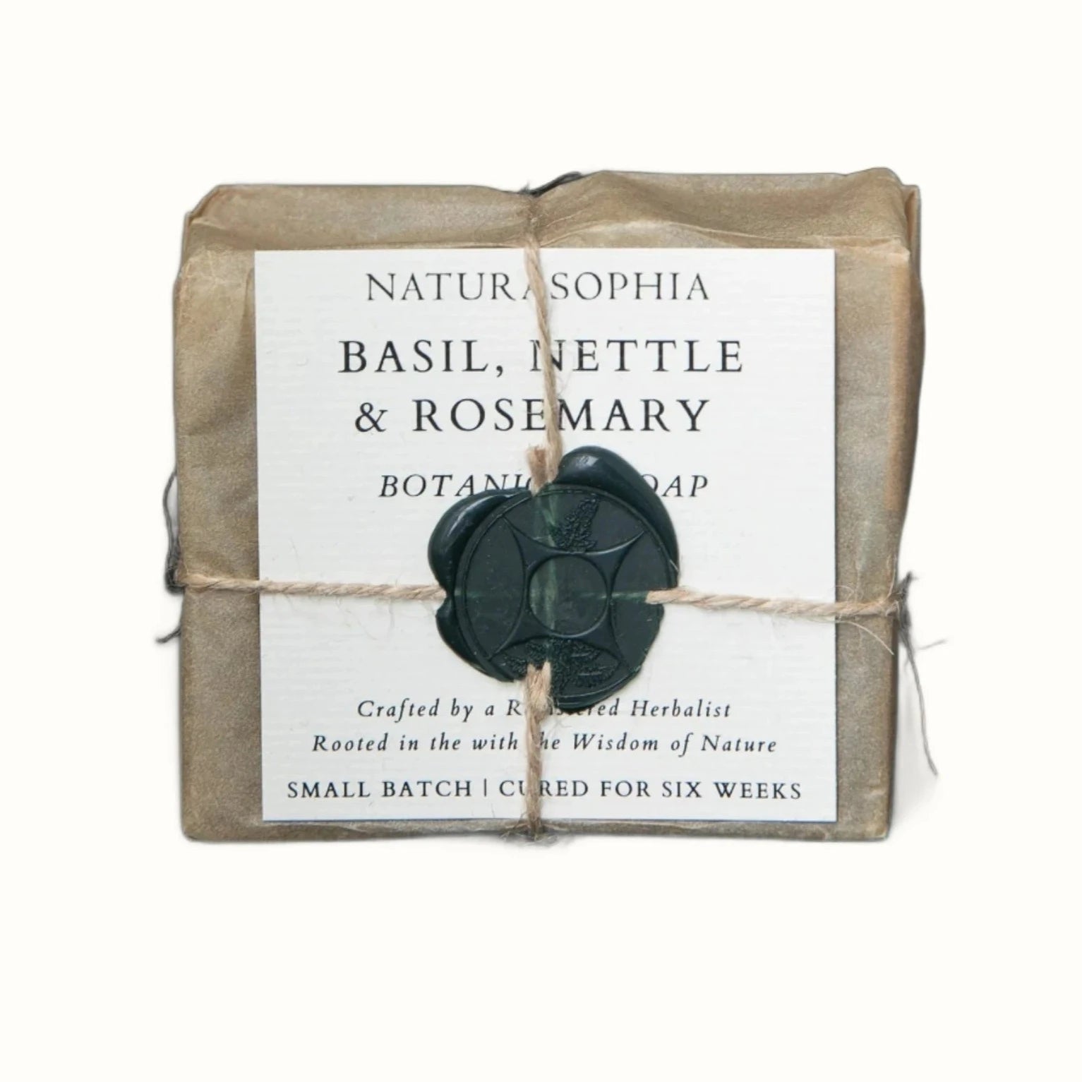 Basil rosemary nettle soap